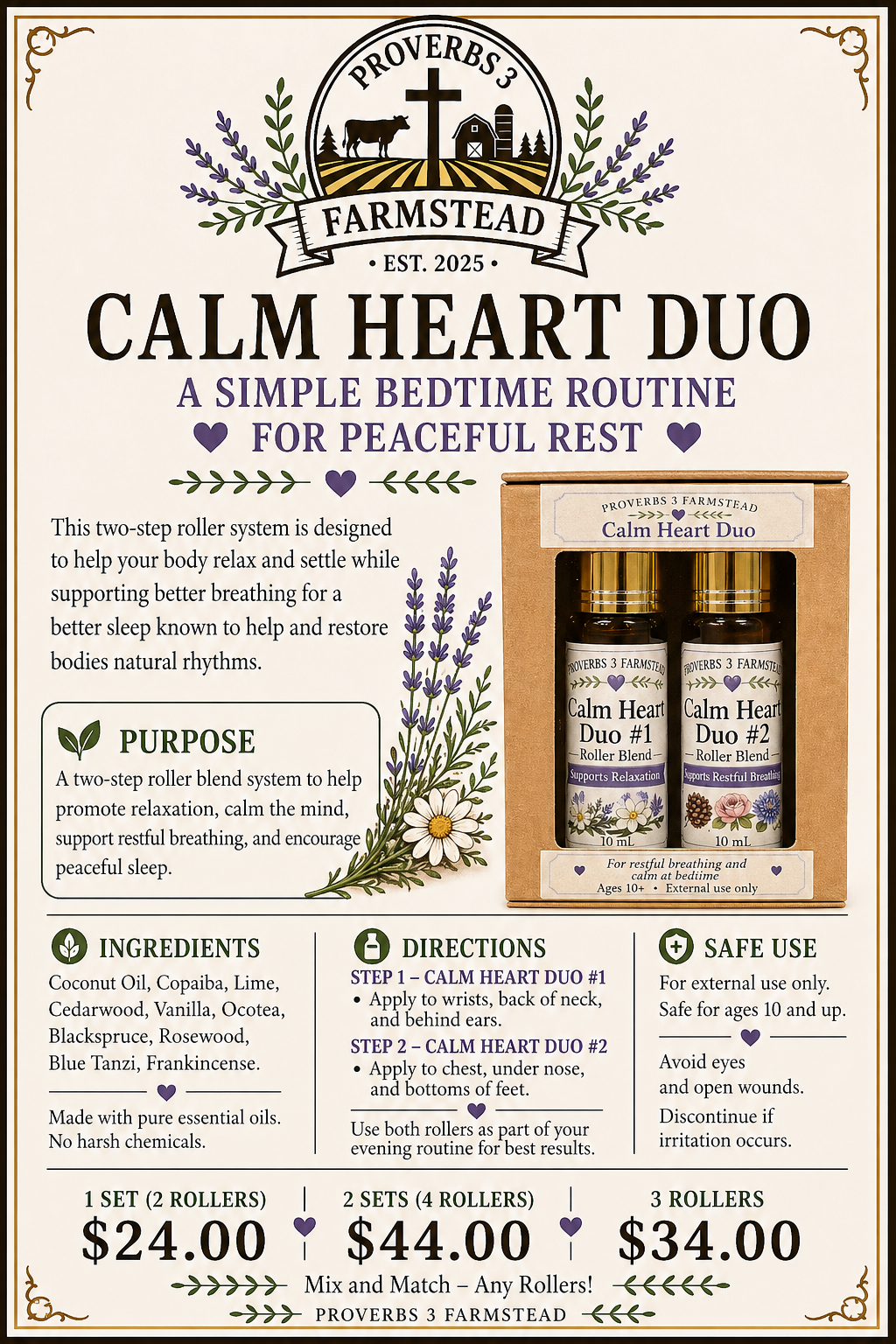 Essential Oil Roller Bottles - 10 mL